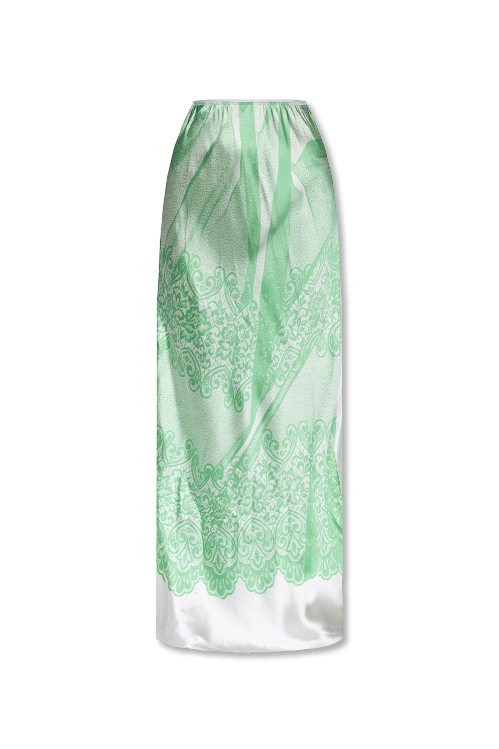 Green Patterned skirt Victoria Beckham